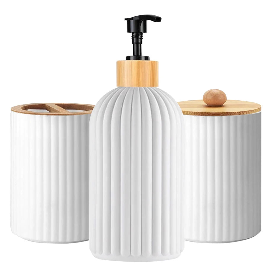 The Aura Soap Dispenser Set