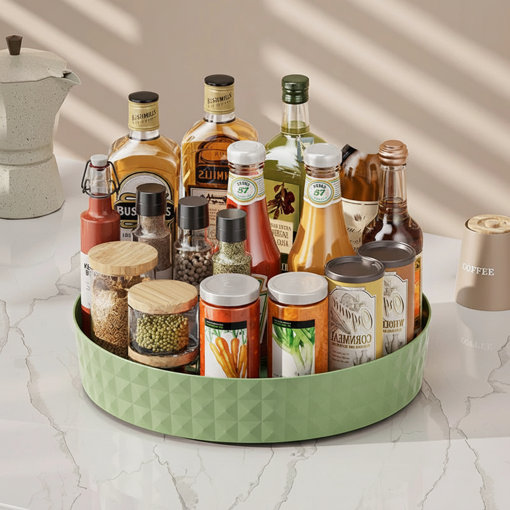 Matcha Green Spice Rack Lifestyle